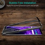 Wholesale Galaxy S10+ (Plus) [Updated Version] Fingerprint Sensor 3D Glass High Response Case Friendly Full Adhesive Glue Tempered Glass Screen Protector with Installation Kit (Black Edge)